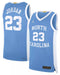 Nike NCAA Jersey Men's North Carolina Tar Heels Michael Jordan #23 Carolina Blue Replica Basketball Jersey