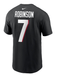 Adult Bijan Robinson Atlanta Falcons Nike Black Name & Number Player T-Shirt - Men's