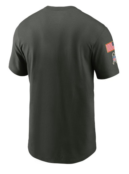 Nike Shirts Adult Dallas Cowboys Nike Olive 2025 Salute to Service Sideline Sideline Primary Edge T-Shirt - Men's