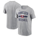 Adult Minnesota Twins Nike Gray MLB Arched Cotton T-Shirt - Men's