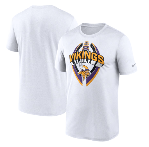 Nike Shirts Adult Minnesota Vikings Nike 2025 White Legend Icon T-Shirt - Men's