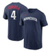 Carlos Correa Minnesota Twins Nike Navy Name & Number T-Shirt - Men's