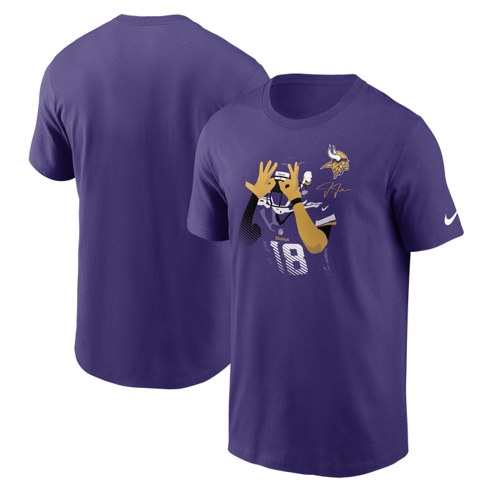 Men's Minnesota Vikings Justin Jefferson Nike Purple Player Game