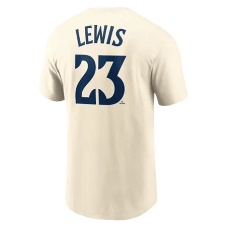 Nike Men's Minnesota Twins Royce Lewis #23 Navy T-Shirt