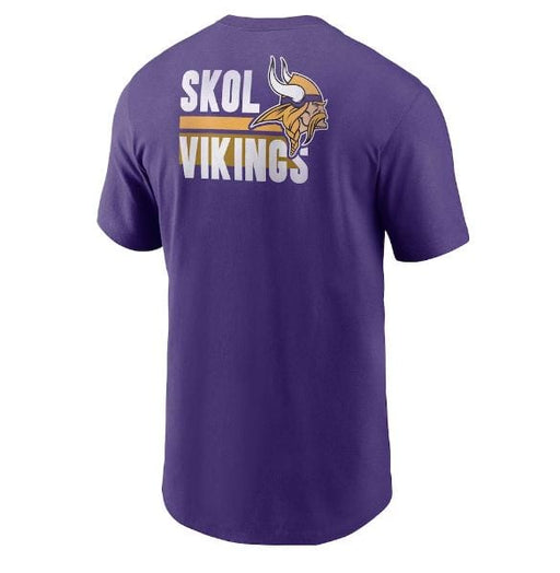Nike Shirts Minnesota Vikings Nike Purple Blitz Team Essential Cotton T-Shirt