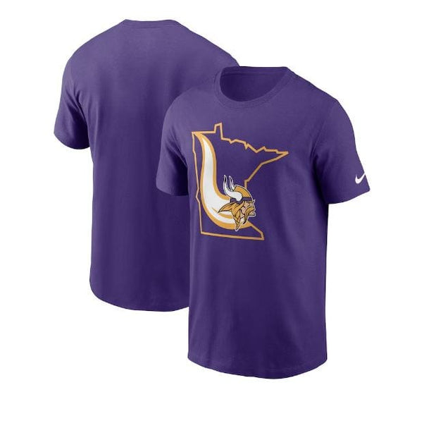 Men's Nike Purple Minnesota Vikings Local Essential T-Shirt Size: Medium