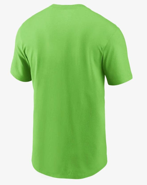 Nike Shirts Seattle Seahawks Nike Lime Green Team Essential Helmet T-Shirt - Men's