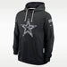 Nike Sweatshirts Adult Dallas Cowboys Nike Black 2026 Salute to Service Sideline Hooded Pullover - Men's