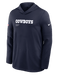 Nike Sweatshirts Adult Dallas Cowboys Nike Navy 2025 Sideline Lightweight Pullover Hooded Sweatshirt - Men's
