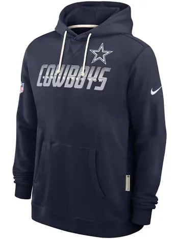 Nike Sweatshirts Adult Dallas Cowboys Nike Navy 2026 Sideline Standard Issue Hooded Sweatshirt - Men's