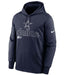 Nike Sweatshirts Adult Dallas Cowboys Nike Navy Therma Hooded Sweatshirt - Men's