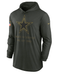 Nike Sweatshirts Adult Dallas Cowboys Nike Olive 2025 Salute to Service Sideline Lightweight Hooded Pullover - Men's