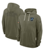 Nike Sweatshirts Adult Detroit Lions Nike Olive 2025 Salute to Service Sideline Hooded Sweatshirt - Men's