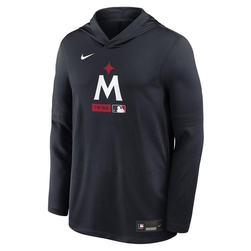 Nike Sweatshirts Adult Minnesota Twins Navy Nike 2026 Authentic Collection Lightweight Hoodie Top - Men's