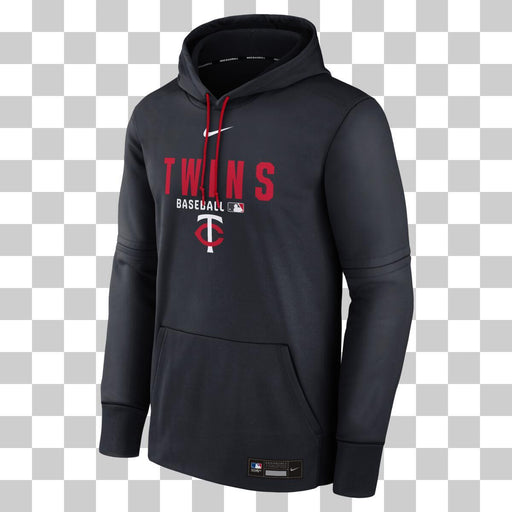 Nike Sweatshirts Adult Minnesota Twins Navy Nike 2026 Authentic Collection Therma Fleece Pullover Hoodie - Men's