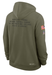 Nike Sweatshirts Adult Minnesota Vikings Nike Olive 2025 Salute to Service Sideline Hooded Sweatshirt - Men's