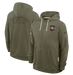 Nike Sweatshirts Adult San Francisco 49ers Nike Olive 2025 Salute to Service Sideline Hooded Sweatshirt - Men's