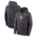 Nike Sweatshirts Men's Minnesota Vikings Nike Charcoal Toss Sweep Therma-FIT Hoodie