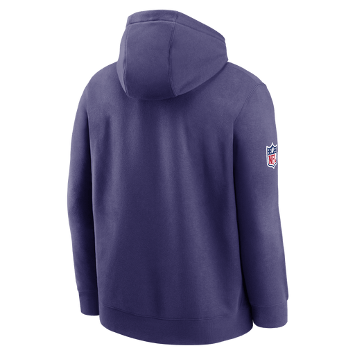 Nike Sweatshirts Men's Minnesota Vikings Nike Purple 2023 Sideline Club Hooded Sweatshirt