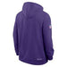 Nike Sweatshirts Men's Nike Purple Minnesota Vikings Sideline Standard Issue Top Prospect Dri-FIT Hoodie