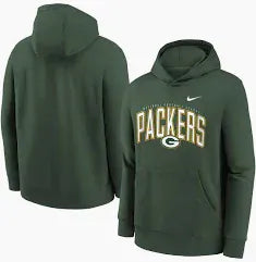 Nike Sweatshirts Nike NFL Green Bay Packers Club Logo Hoodie-Youth