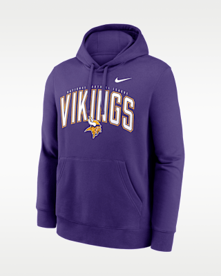 Nike Sweatshirts Nike NFL Minnesota Vikings Club Logo Hoodie-Youth