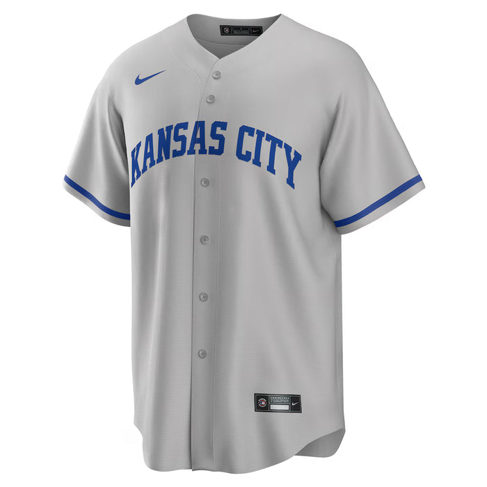 Nike Team Sports, Inc. Jerseys MLB Adult Bobby Witt Jr. Nike Gray Road Replica Player Jersey - Men's