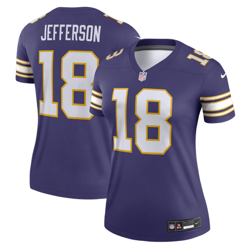 Women s Justin Jefferson Minnesota Vikings Nike Classic Purple Alterna