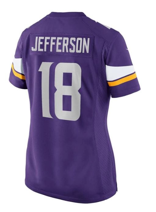 Women's Justin Jefferson Minnesota Vikings Nike Purple Game Jersey