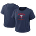 Nike Womens MLB Women's Minnesota Twins Navy Nike Mod Crop Top Short Sleeve T-Shirt