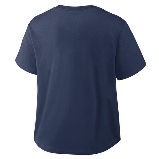 Nike Womens MLB Women's Minnesota Twins Navy Nike Mod Crop Top Short Sleeve T-Shirt