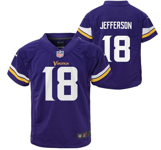 Toddler Justin Jefferson Minnesota Vikings Nike Purple Game Jersey