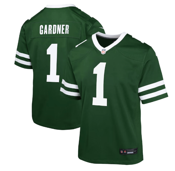 Nike Youth Jersey Youth Ahmad Sauce Gardner New York Jets Nike Green Game Jersey