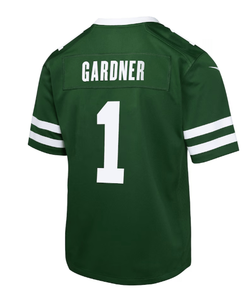 Nike Youth Jersey Youth Ahmad Sauce Gardner New York Jets Nike Green Game Jersey