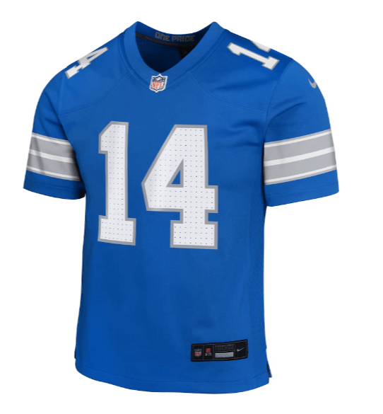 Nike Youth Jersey Youth Amon-Ra St. Brown Detroit Lions Nike Blue Game Jersey