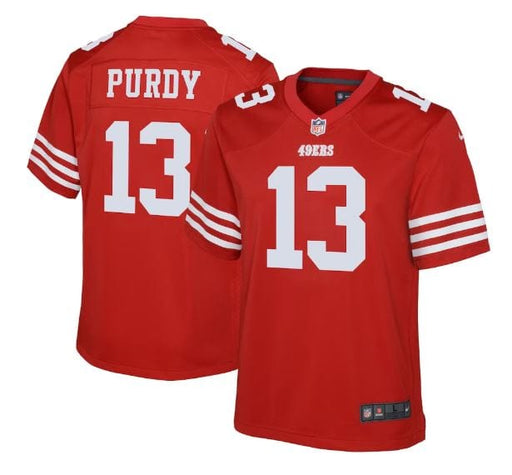 Youth Brock Purdy San Francisco 49ers Nike Red Game Jersey