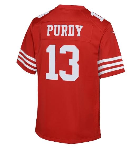 Youth Brock Purdy San Francisco 49ers Nike Red Game Jersey