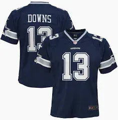Nike Youth Jersey Youth Caleb Downs Dallas Cowboys Nike Navy Game Jersey - Unisex
