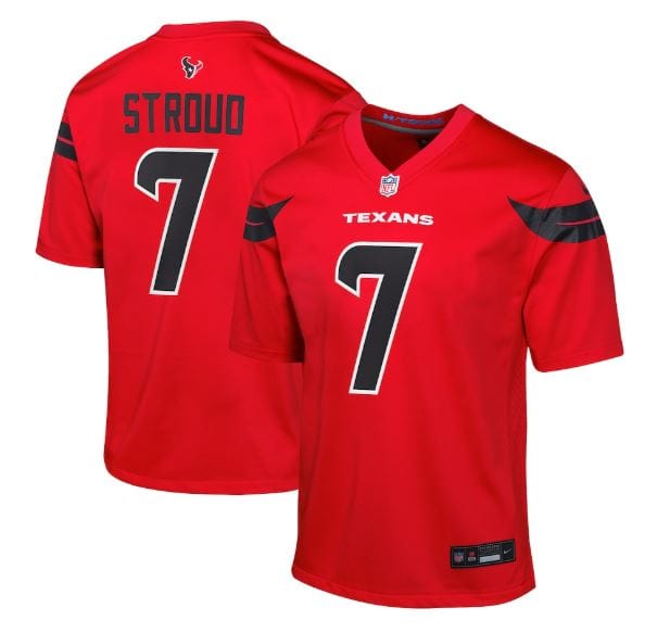Youth CJ Stroud Houston Texans Nike Red Alternate Game Jersey - Unisex