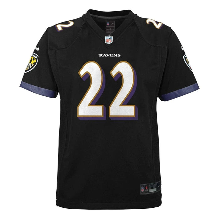 Youth Derrick Henry Baltimore Ravens Nike Black Game Jersey - Unisex