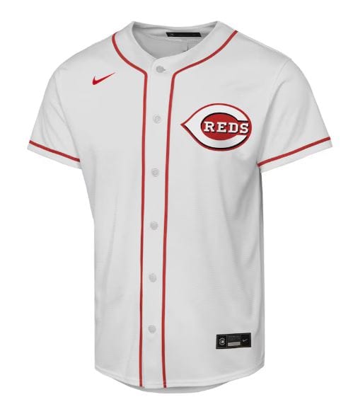 Nike Youth Jersey Youth Elly De La Cruz Cincinnati Reds Nike White Replica Jersey - Unisex