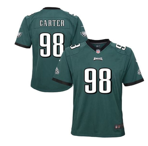 Nike Youth Jersey Youth Jalen Carter Philadelphia Eagles Nike Midnight Green Game Jersey
