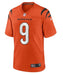 Youth Joe Burrow Cincinnati Bengals Nike Orange Game Jersey