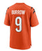 Youth Joe Burrow Cincinnati Bengals Nike Orange Game Jersey