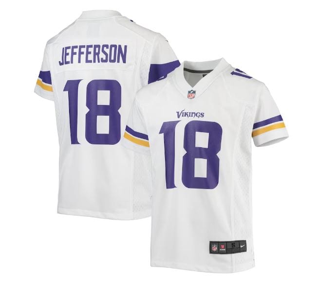 vikings white out jersey