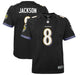 Nike Youth Jersey Youth Lamar Jackson Baltimore Ravens Nike Black Game Jersey - Unisex