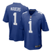 Youth Malik Nabors New York Giants Nike Blue Game Jersey - Unisex