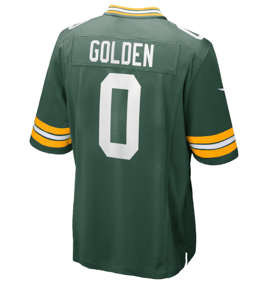 Nike Youth Jersey Youth Matthew Golden Green Bay Packers Nike Green Game Jersey - Unisex