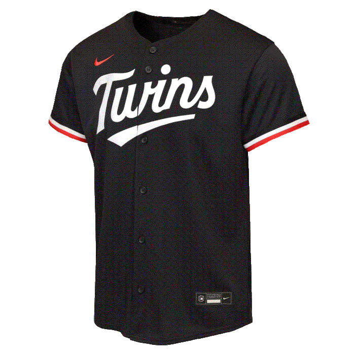 Nike Youth Jersey Youth Minnesota Twins Alternate Nike Navy Baseline Replica Jersey - Unisex