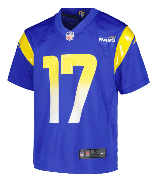 Nike Youth Jersey Youth Puka Nacua Los Angeles Rams Nike Blue Game Jersey